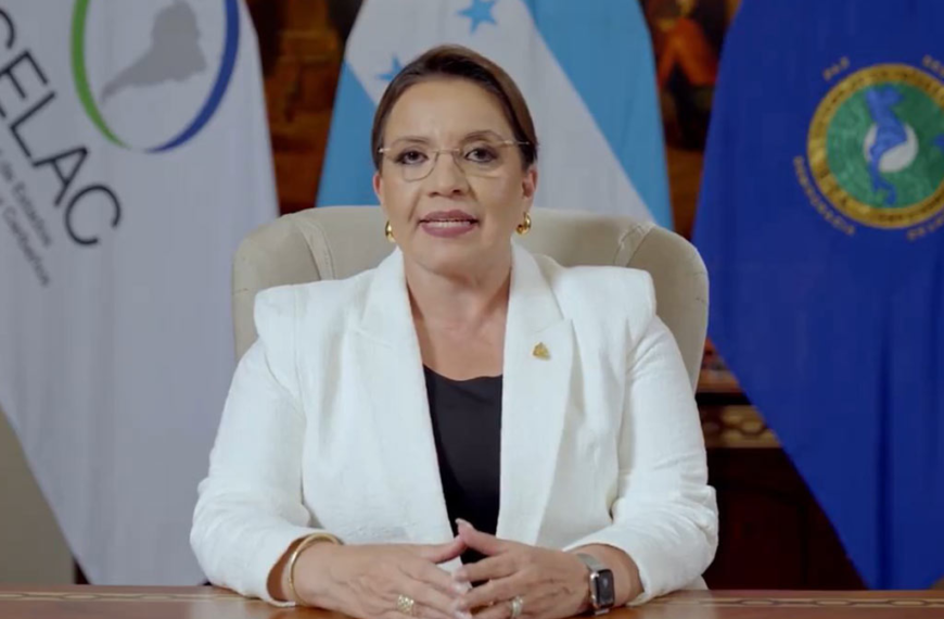 Xiomara Castro destacó plan de Celac para seguridad alimentaria