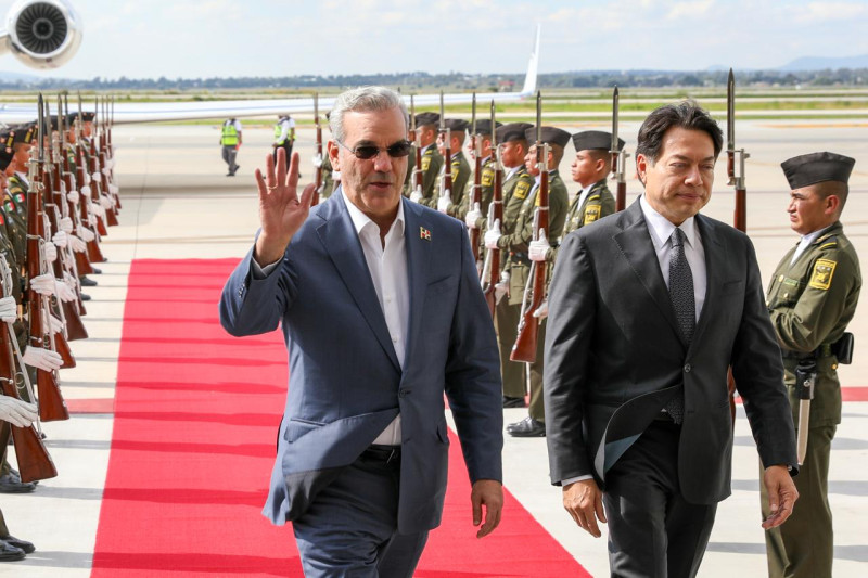 Visita del presidente Luis Abinader a México para la Investidura de Claudia Sheinbaum