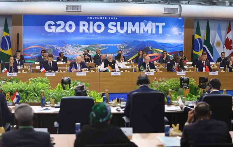 Cumbre G20 debate en Brasil sobre desarrollo y cierra cortinas