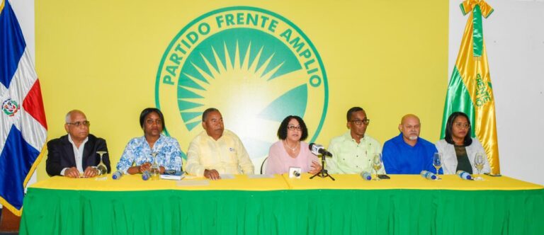 Frente Amplio critica discurso de rendición de cuentas de Abinader y asegura que el mismo «no superó el esquema tradicional de la cultura política dominicana»