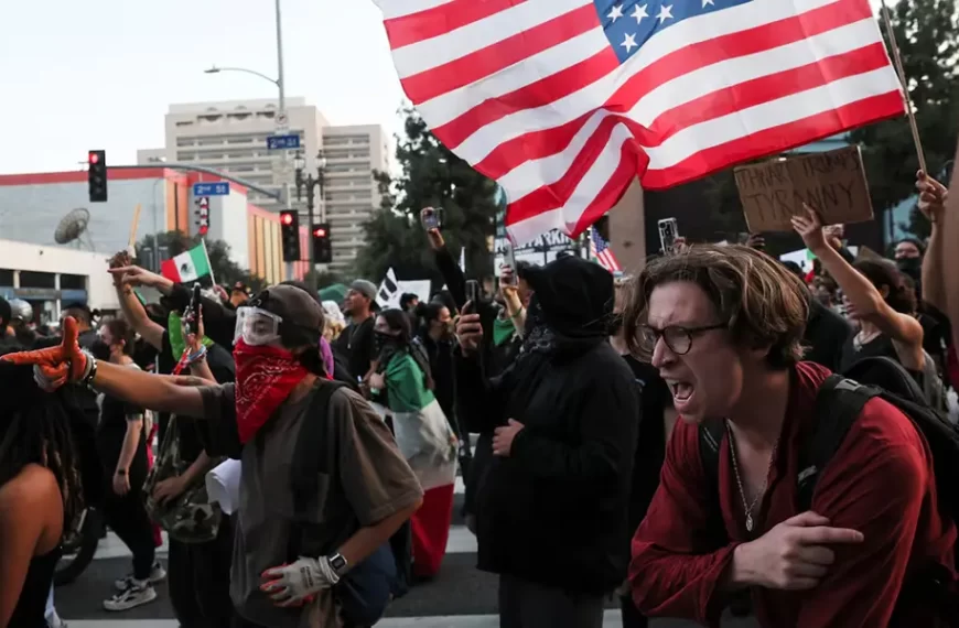 Protestas contra redadas migratorias se&hellip;