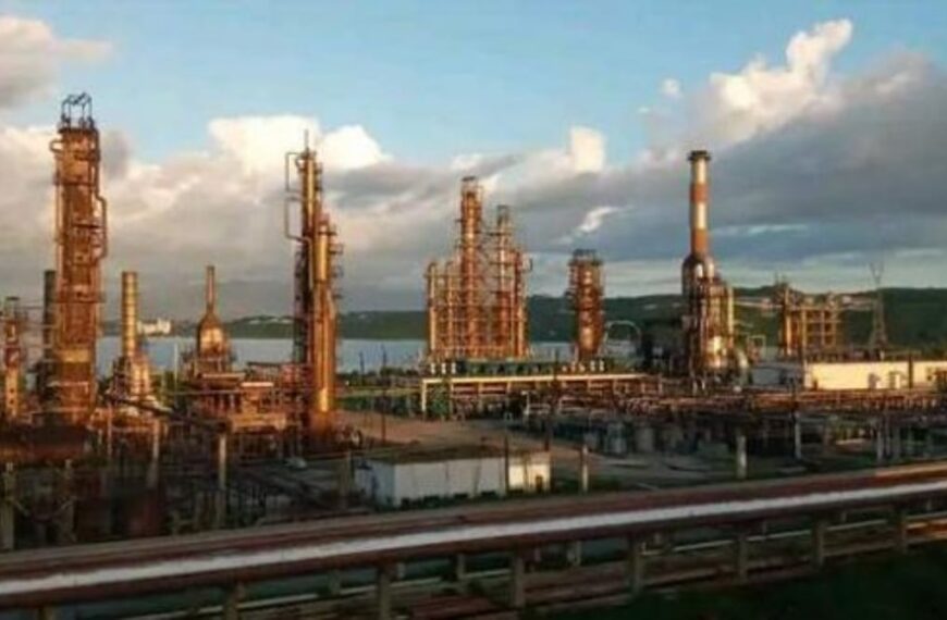 Cuba refina por primera vez&hellip;