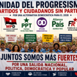 Ciudadano independiente propone que la unidad de la izquierda se construya desde la ciudadanía organizada