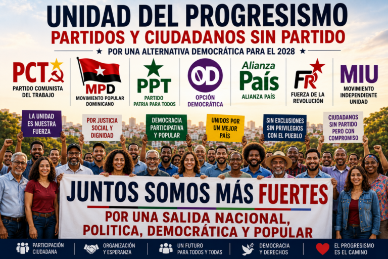 Ciudadano independiente propone que la unidad de la izquierda se construya desde la ciudadanía organizada