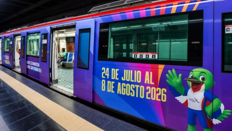 Metro, OMSA y Teleférico serán gratuitos durante los Juegos Santo Domingo 2026
