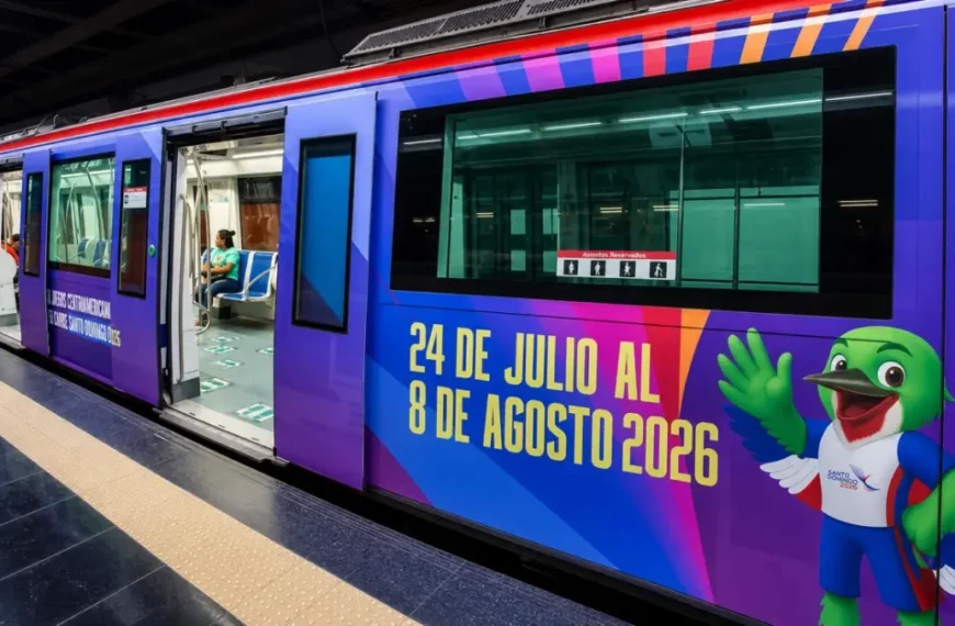 Metro, OMSA y Teleférico serán gratuitos durante los Juegos Santo Domingo 2026