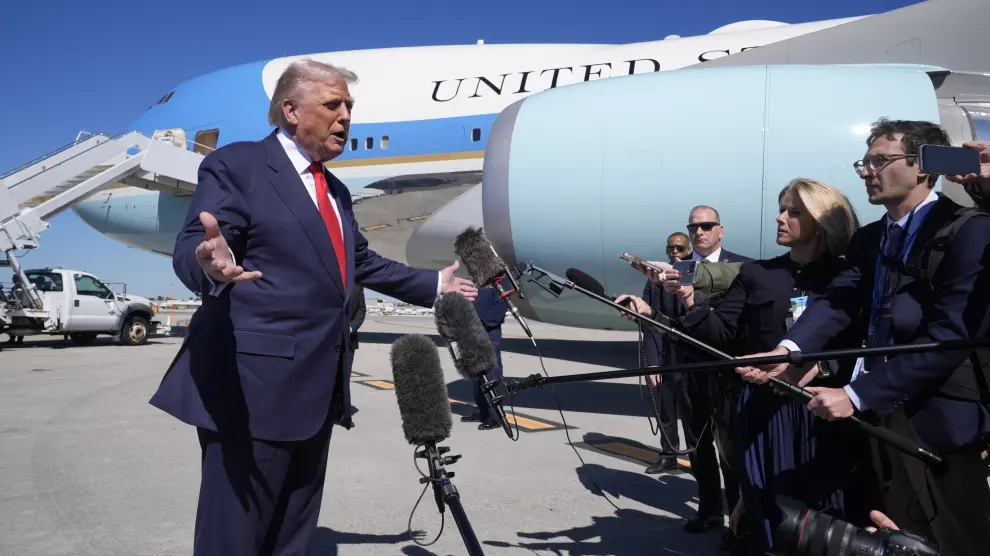 Trump escapó en secreto de Turquía ante una amenaza iraní y utilizó el Air Force One como señuelo